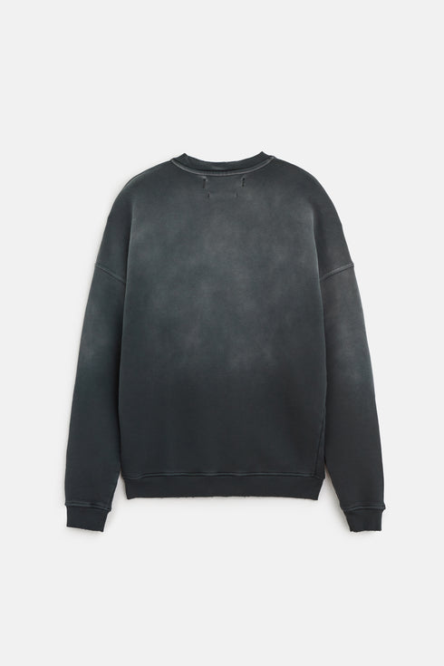 RIPPED RELAXED CREWNECK SWEATER